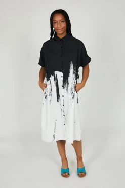 Intentionally Blank BAXIX SHIRT DRESS Black