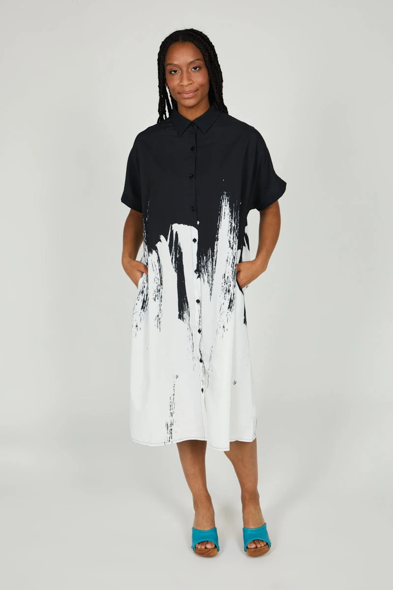 Intentionally Blank BAXIX SHIRT DRESS Black 3 Intentionally Blank BAXIX SHIRT DRESS Black