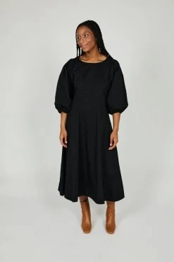 Intentionally Blank CROSSTOWN DRESS Black