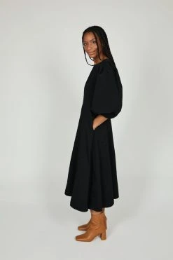 Intentionally Blank CROSSTOWN DRESS Black