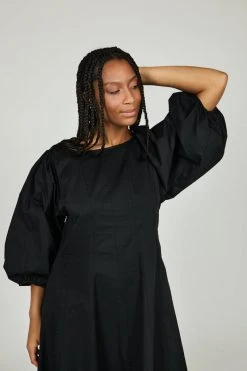 Intentionally Blank CROSSTOWN DRESS Black