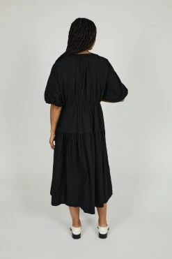 Intentionally Blank CEDRIC WRAP DRESS Black NEW ARRIVALS