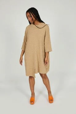 Intentionally Blank DELORA TSHIRT DRESS Latte