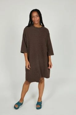 Intentionally Blank NEW ARRIVALS DELORA TSHIRT DRESS Chocolate