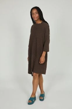 Intentionally Blank NEW ARRIVALS DELORA TSHIRT DRESS Chocolate