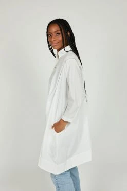 Intentionally Blank CLARA SHIRT DRESS White NEW ARRIVALS