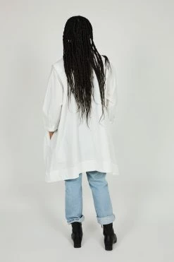 Intentionally Blank CLARA SHIRT DRESS White NEW ARRIVALS