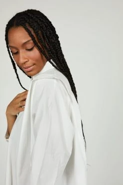 Intentionally Blank CLARA SHIRT DRESS White NEW ARRIVALS