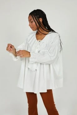 Intentionally Blank MARYSUE BLOUSE White