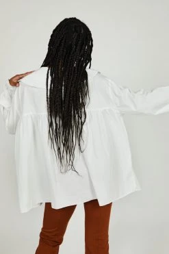 Intentionally Blank MARYSUE BLOUSE White