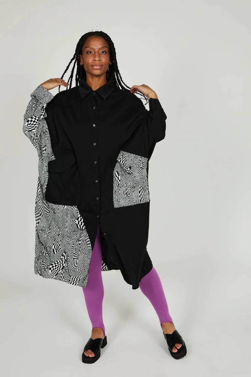 Intentionally Blank TOULOUSE SHIRT DRESS Black NEW ARRIVALS 4 Intentionally Blank TOULOUSE SHIRT DRESS Black NEW ARRIVALS