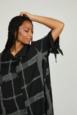 Intentionally Blank FORTE SHIRT DRESS Black