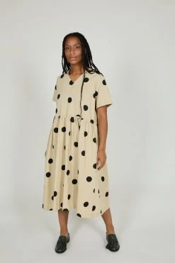 Intentionally Blank DIP DRESS Oatmeal