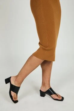 Intentionally Blank ALVA HEELED SANDAL Black