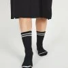 Le Bon BOYFRIEND EXTENDED SOCKS NOIR