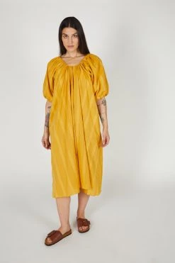 Intentionally Blank PERSIMMON DRESS Mustard NEW ARRIVALS
