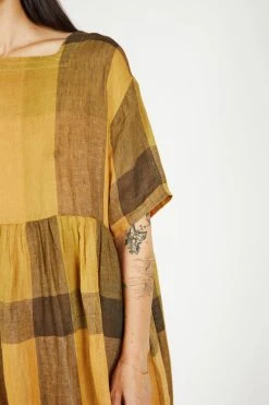 Intentionally Blank NEW ARRIVALS AGATHA DRESS Golden