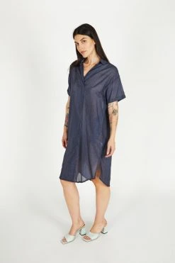 Intentionally Blank NEW ARRIVALS STATION DRESS Chambray
