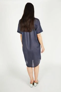 Intentionally Blank NEW ARRIVALS STATION DRESS Chambray