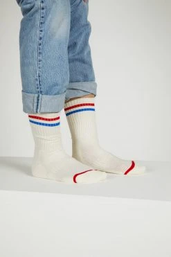 Le Bon BOYFRIEND EXTENDED SOCKS MILK NEW ARRIVALS