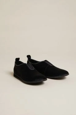 Intentionally Blank SHOES ANDREW SLIP ON Black Cowhide