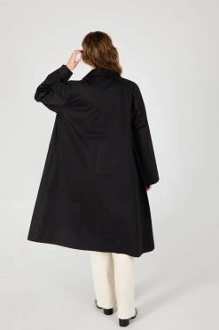 Intentionally Blank ARTY COAT BLACK GARMENTS
