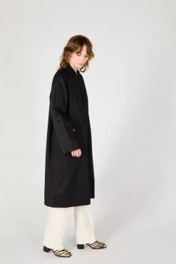 Intentionally Blank ARTY COAT BLACK GARMENTS