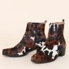 Intentionally Blank BANKS CHELSEA BOOT Black Brown Moo SHOES