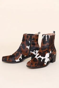 Intentionally Blank BANKS CHELSEA BOOT Black Brown Moo SHOES