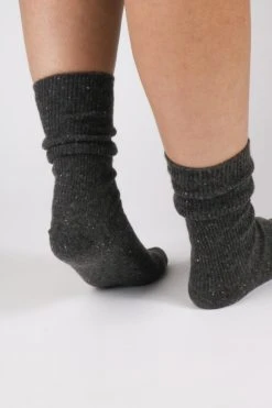 Le Bon SNOW SOCKS CHARCOAL LIFELIFE