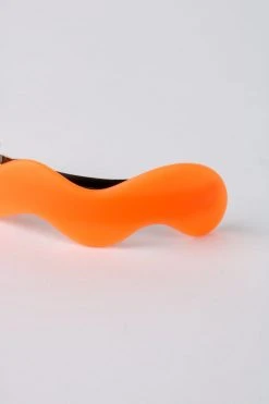 Chunks WAVY PONY CLIP TANGERINE