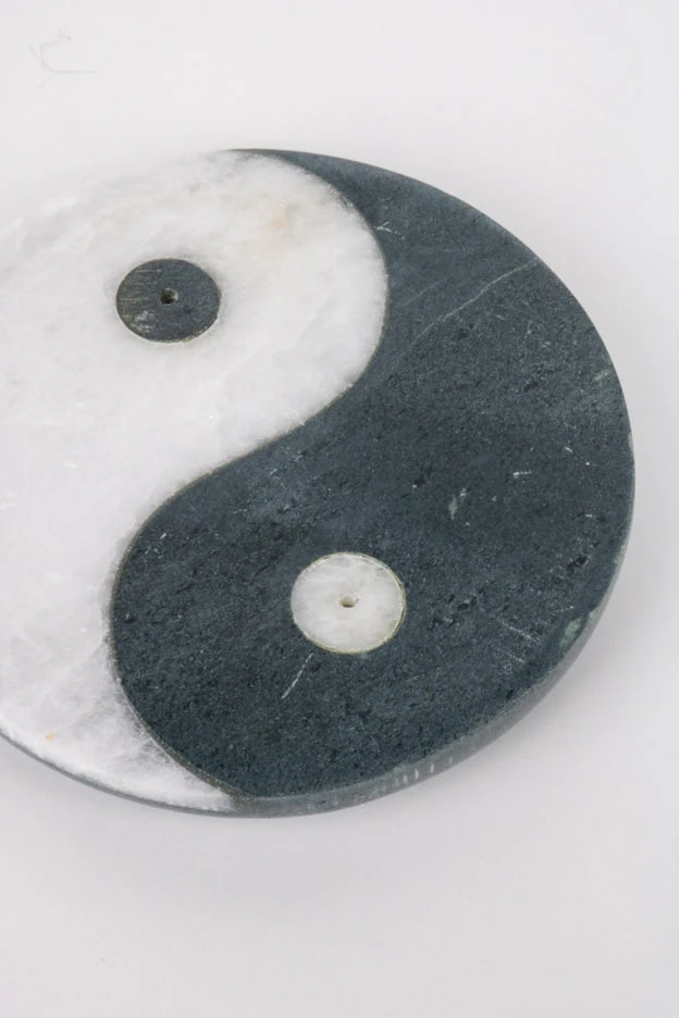 Botanica YINYANG STONE DOUBLE INCENSE HOLDER 5 Botanica YINYANG STONE DOUBLE INCENSE HOLDER