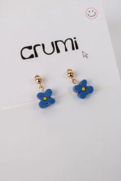 Crumi ACCESSORIES FLORISITA Earring Indigo