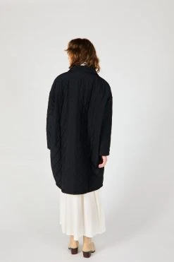 Intentionally Blank GARMENTS BENITO QUILTED COAT BLACK