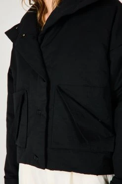Intentionally Blank BOISE PUFFER JACKET BLACK GARMENTS