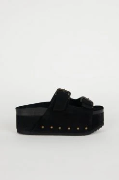 Intentionally Blank COOPER-2 PLATFORM SANDAL Black