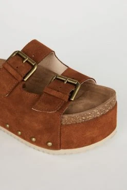 Intentionally Blank SHOES COOPER-2 PLATFORM SANDAL Chestnut