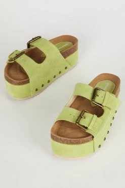 Intentionally Blank NEW ARRIVALS COOPER-2 PLATFORM SANDAL Pistachio