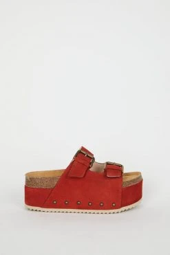 Intentionally Blank NEW ARRIVALS COOPER-2 PLATFORM SANDAL Rust