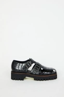 Intentionally Blank NEW SHOES CORNER POCKET SANDAL Black