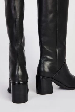 Intentionally Blank COUCOU TALL HEELED BOOT Black