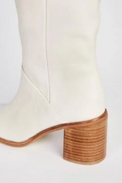 Intentionally Blank SHOES COUCOU TALL HEELED BOOT Cream