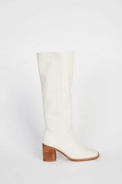 Intentionally Blank SHOES COUCOU TALL HEELED BOOT Cream