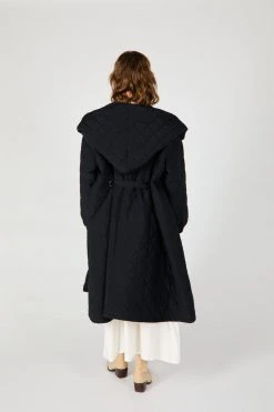 Intentionally Blank CAROL QUILTED COAT BLACK GARMENTS