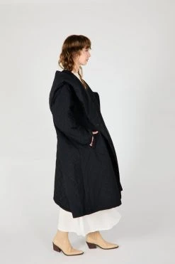 Intentionally Blank CAROL QUILTED COAT BLACK GARMENTS