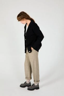 Intentionally Blank DEUX CARDIGAN CHARCOAL GARMENTS