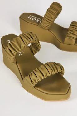 Intentionally Blank NEW SHOES PHORNA PLATFORM Toffee Vegan