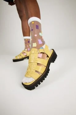 Intentionally Blank HADDIE FISHERMAN SANDAL Citrus NEW SHOES