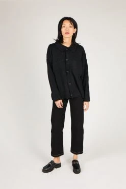 Intentionally Blank GARMENTS MONTICA Button Down Black