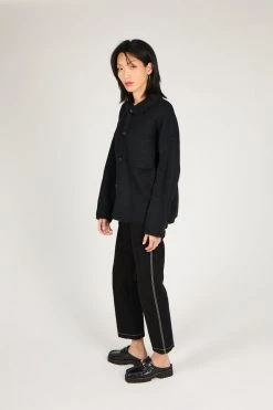 Intentionally Blank GARMENTS MONTICA Button Down Black